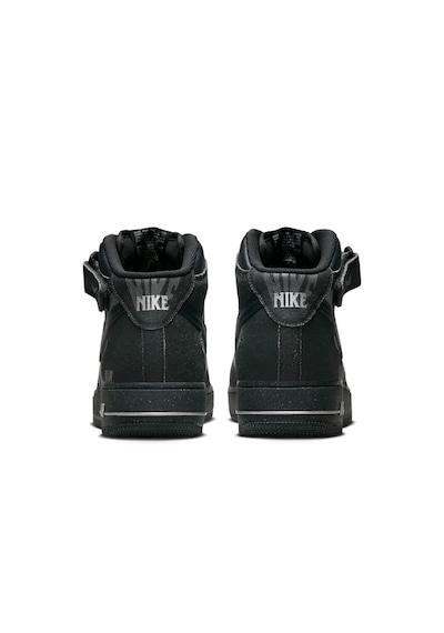 Nike Air Force 1 Mid Halloween Black Leather Sneaker Siyah Deri Günlük Spor Ayakkabı Dq7666-001 Nike Air Force 1 Mid Halloween Black Leather Sneaker Siyah Deri Günlük Spor Ayakkabı Dq7666-001