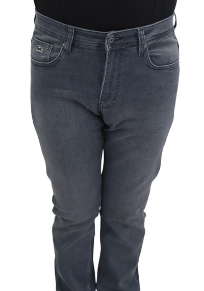 Hacker Denim Hacker Dmctekstil Erkek 1013 Yüksek Bel Rahat Kesim Boru Paça Jean Pantolon Indigo