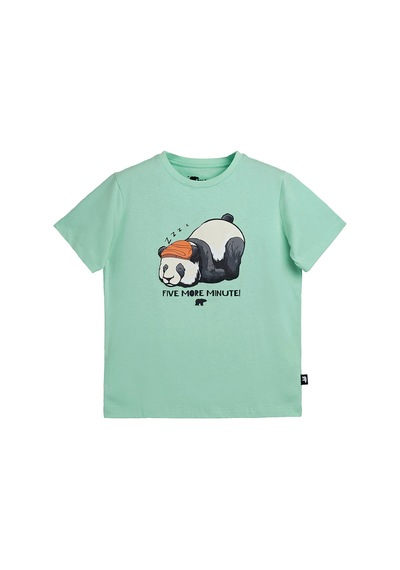 Bad Bear Gus Yeşil Baskılı Çocuk Tişört Yeşil
