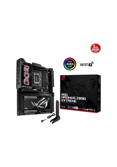 Asus Rog Maxımus Z890 Extreme Wıfı7 Ddr5 Hdmı-thunderbolt5 Typec Pcıe 5.0 1851p Atx