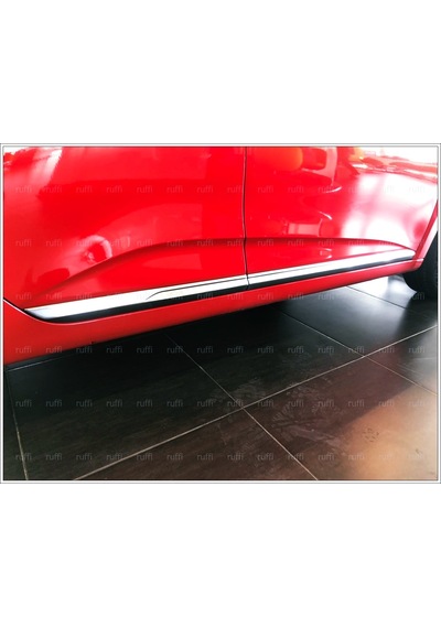 Renault Clio 5 Hb Krom Yan Kapı Çıtası 4 Prç P.Çelik 2019 Üzeri