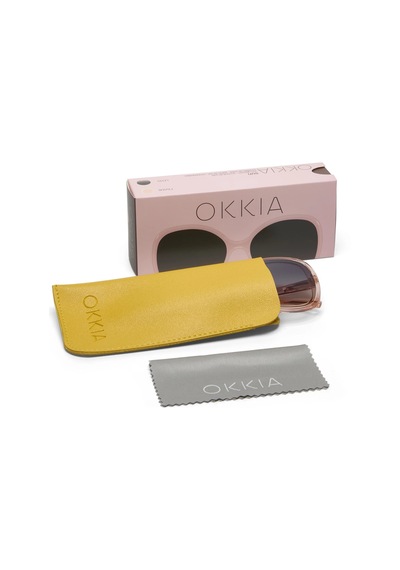 Okkia Anna Butterfly Kadın Güneş Gözlüğü Brown/pink Pembe