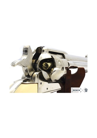 Denix Dekoratif Fildişi Arabulucu Tabanca 5½" 30,5 Cm , Amerika 1873 Peacemaker Revolver