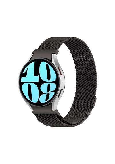 Galaxy Watch 6 40mm Uyumlu Krd-01 Metal Rhn Kordon Gri