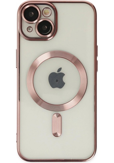 Apple Uyumlu iPhone 14 Kılıf Kross Magneticsafe Kapak - Rose