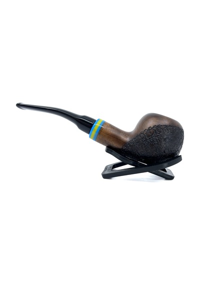 Dapper Bent Apple Briar Gül Kökü 9 Mm Filtreli El Yapımı Pipo - 3569