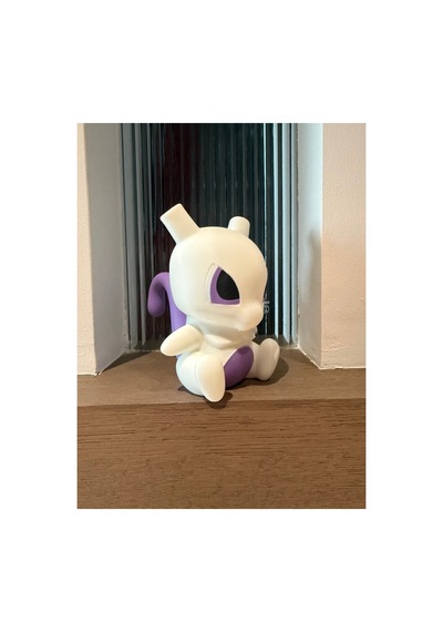 Pokemon Chibi Stili Mewtwo Masa Figürü 10cm Pokemon Koleksiyon İçin Figür / Oyuncak