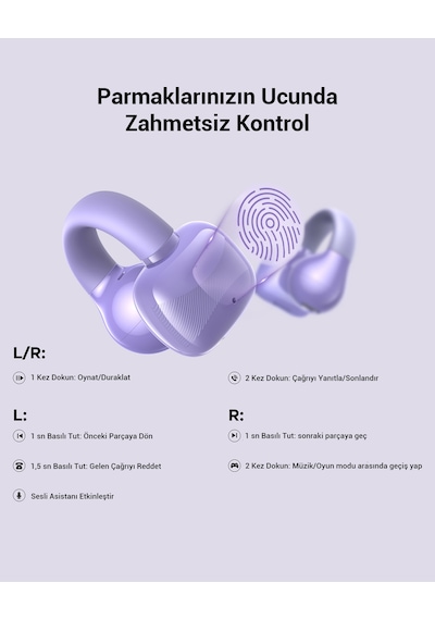 Ugreen Hitune S3 True Clip Bluetooth 5.4 Kulak İçi Kulaklık Ugreen Hitune S3 True Clip Bluetooth 5.4 Kulak İçi Kulaklık