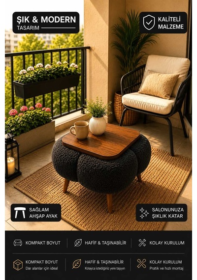 Aura Wellsoft Kumaş Kaplamalı Sehpa Salon Orta Sehpa Berjer Sehpa 42x52 Cm Antrasit Gri Aura Wellsoft Kumaş Kaplamalı Sehpa Salon Orta Sehpa Berjer Sehpa 42x52 Cm Antrasit Gri