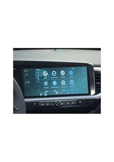 Opel Grandland Gs Uyumlu Araç Ekran Koruyucu Şeffaf Multimedya 10 İnç 9h Nano Kırılmaz
