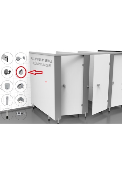 Kabin U Bağlantı Elemanı 13Mm Metalik