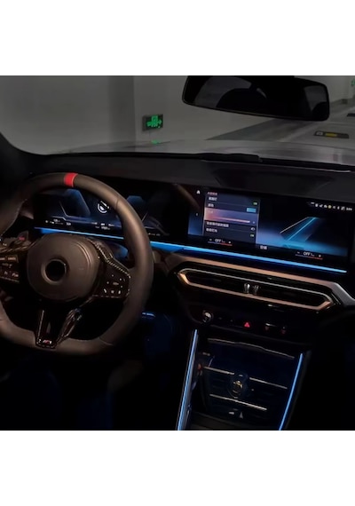 Bmw 3-4, İ3-i4 Serisi G20-g22 Lcı Kasa Uyumlu Id8 Ekran Altı Ambi Yans