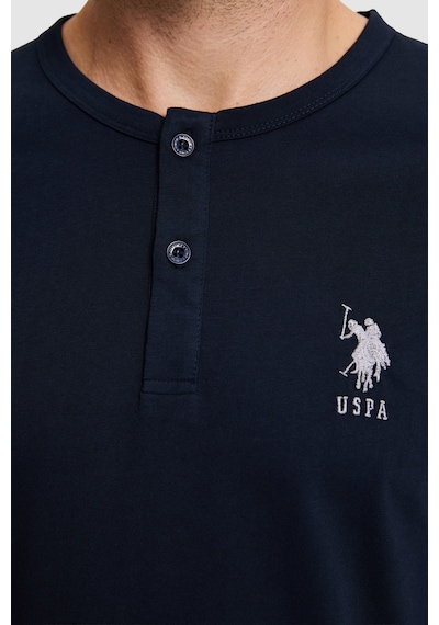 U.S. Polo Assn. Erkek Lacivert Pijama Takımı 50333264 Vr033