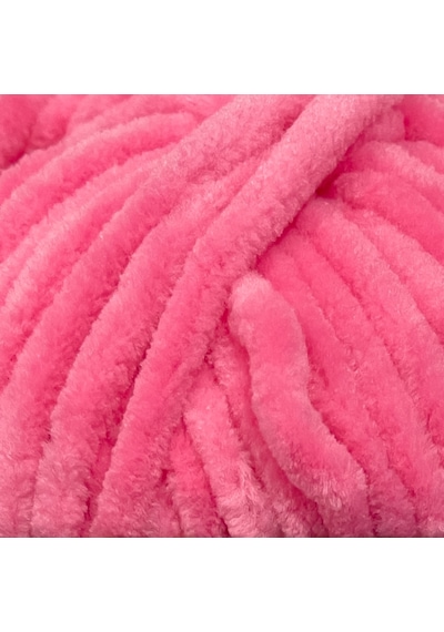 Kadife Örgü İpi 50gr %100 Polyester Yumuşak Pofuduk Gül Kurusu