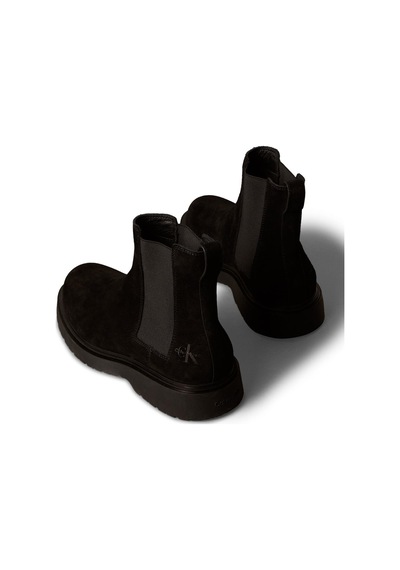 Calvin Klein Siyah Erkek Bot Combat Ess Chelsea Boot Su-10186 Siyah
