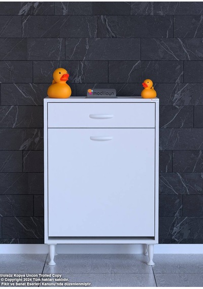 Eliusta Asil 60 Cm Kirli Çamaşır Sepetli Banyo Dolabı 1 Çekmeceli Mutfak Çok Amaçlı Dolap 60x88x32,5 Cm Beyaz Eliusta Asil 60 Cm Kirli Çamaşır Sepetli Banyo Dolabı 1 Çekmeceli Mutfak Çok Amaçlı Dolap 60x88x32,5 Cm Beyaz