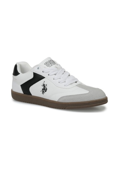 U.S. Polo Assn. U.s. Polo Assn. Sore Pu Beyaz Kadın Sneaker 000000000102695885 Beyaz-sıyah