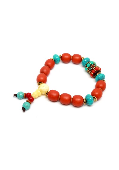 Omark Cotton Bhutan Bileklik Kırmızı