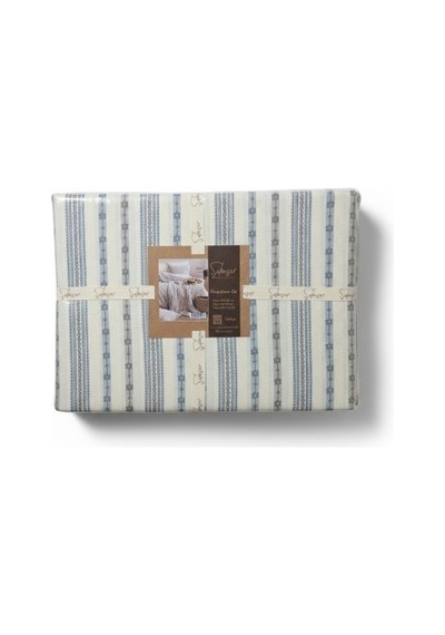Doly Naturel Nevresim Takımı %100 Pamuk, Nefes Alabilir Ve Yumuşak Dokulu Mint