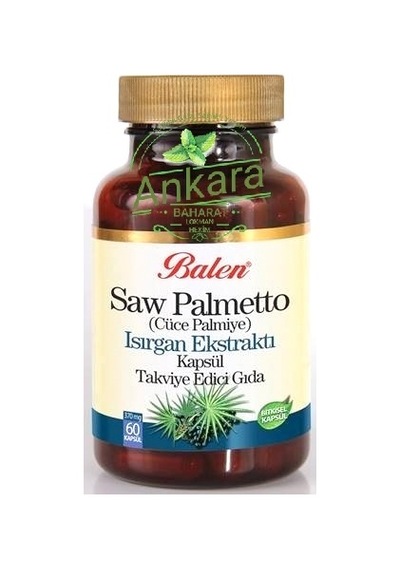 Balen Saw Palmetto (Cüce Palmiye) Isirgan Ekstrakti - 60 Kapsül
