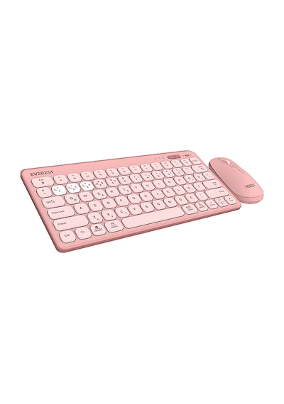 EVEREST Lumi KM-BT903 3in1 3 BT + 2.4 1600dpi Ultra İnce Q 4 Cihaz Bağlantılı Klavye ve Mouse Set
