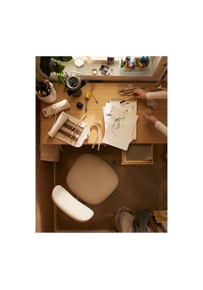 Ikea Havskål Kablo Tutucu, Siyah-sarı, 2 Adet