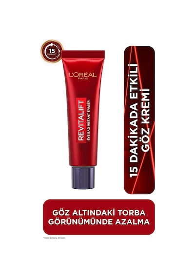 Revitalift Lazer Eyebag Eraser Göz Altı Torba Görünümüne Karşı Etkili Göz Kremi 15ml
