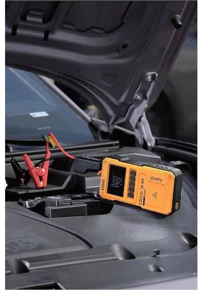Jump Starter Auhma Akü Takviye Cihazı 10.000 Mah 4'ü 1 Arada Powerbank Çantalı Hava Kompresörü