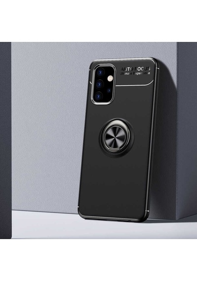 Galaxy A32 5G Kılıf Zore Ravel Yüzüklü Silikon Kılıf