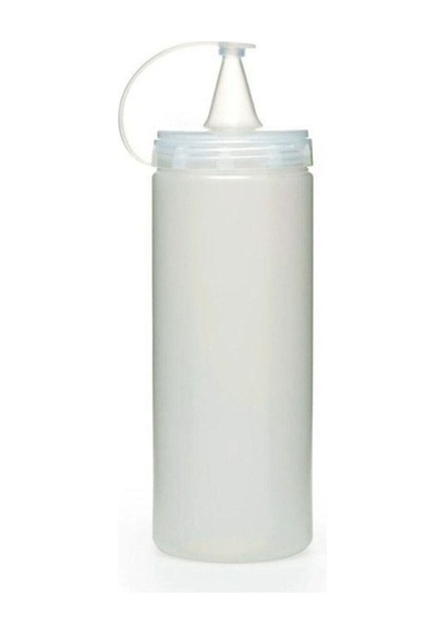 Şeffaf Kapaklı Sızdırmaz Yağlık Sosluk Şişesi Plastik Yağdanlık 400 Ml. Ap-9028