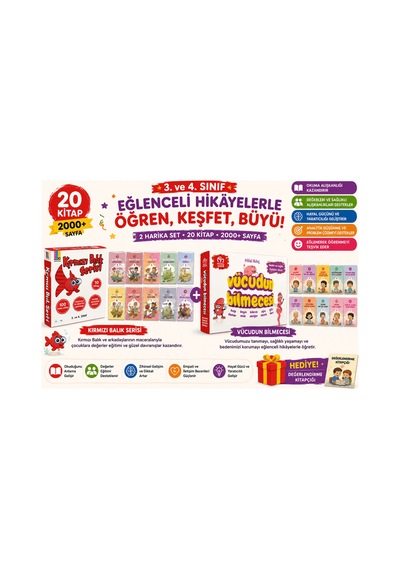 3. Ve 4. Sınıf Değerler Ve Sağlıklı Yaşam Hikâye Seti 20 Kitap