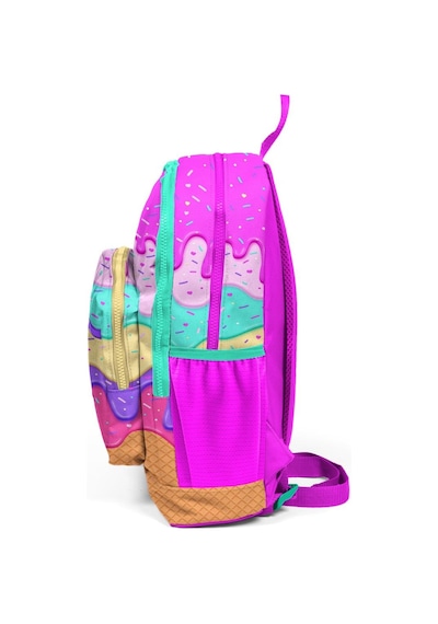 Coral High Kids Pembe Rengarenk Dondurma Desenli Okul Sırt Çantası 23731