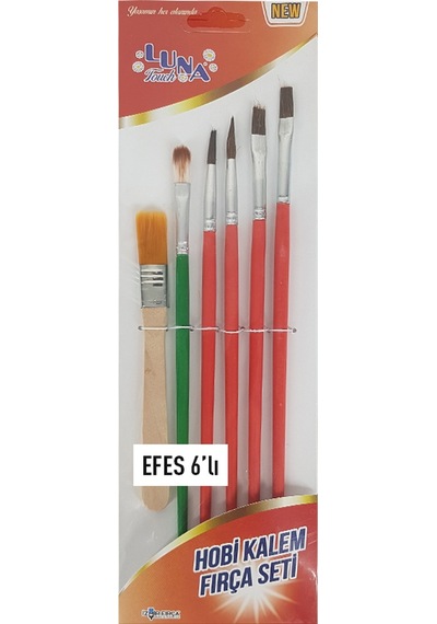 Hobi Kalem Efes Fırça Seti 6'lı