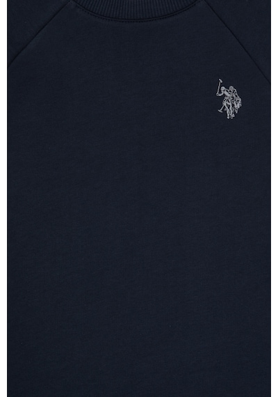 U.S. Polo Assn. Erkek Çocuk Açık Lacivert Basic Bisiklet Yaka Sweatshirt 50313832-VR059