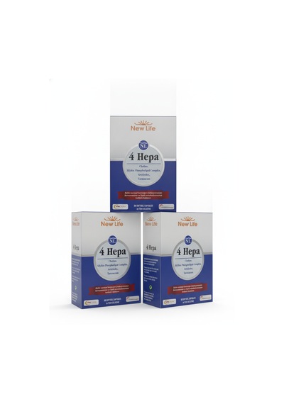 New Life 4 Hepa 30 Softgel Kapsül 3 Lü Set