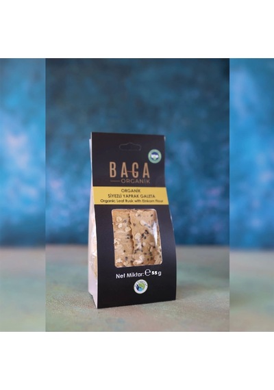 Baca Organik Organik Siyezli Yaprak Galeta 55 G
