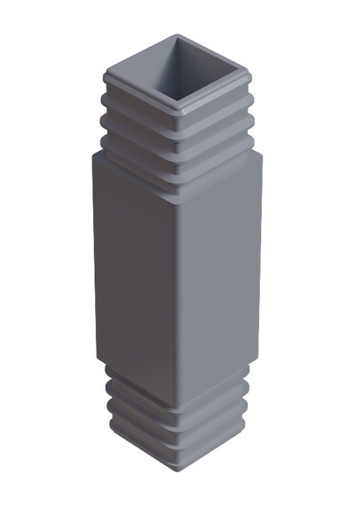 Cateksss 40x40 Mm Kademeli Profil Ara Bağl Aparatı Ral7035 - 46 Lı Paket Gri