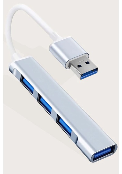 4 Port Hub Ultra Slim Usb Hub 4lü Usb Çoklayıcı Alimunyum Kasa Ultra Ince Usb 3.0 Hub