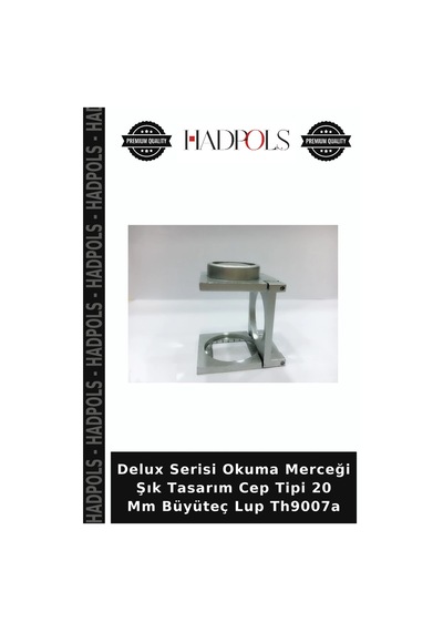 Delux Serisi Okuma Merceği Şık Tasarım Cep Tipi 20 Mm Büyüteç Lup Th9007a