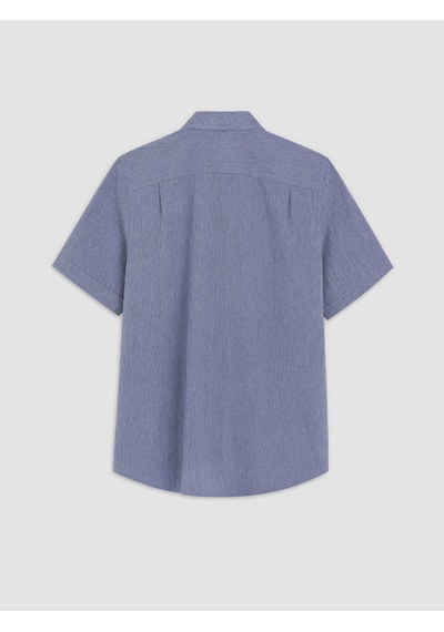 Lcwaıkıkı Classic İndigo Regular Fit Kanvas Erkek Gömlek