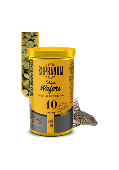 Supranom Dip Balık Yemi Supranom Chips Wafers Chips Food 250Ml 40