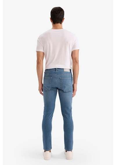 Defacto Carlo Skinny Fit Ekstra Dar Kalıp Normal Bel Ekstra Dar Paça Jean Pantolon A6943ax26spnm84 İndigo-nm84