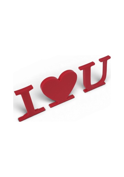 I Love U Seni Seviyorum Love Letters Kırmızı