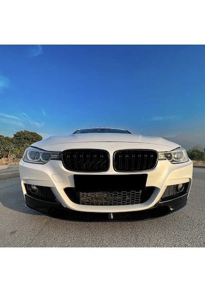 Bmw F30 M Sport Ön Lip Ve Flap 2012-2019 Uyumlu Ön Tampon Eki