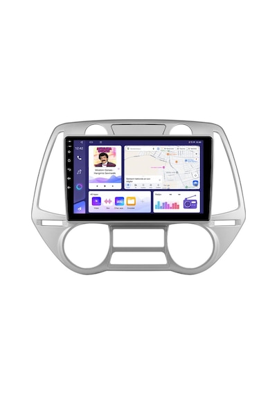 Hyundai İ20 2008-2011 Android Multimedya Carplay Android Auto Navigasyon Kameralı 8gb Ram 64gb 9"
