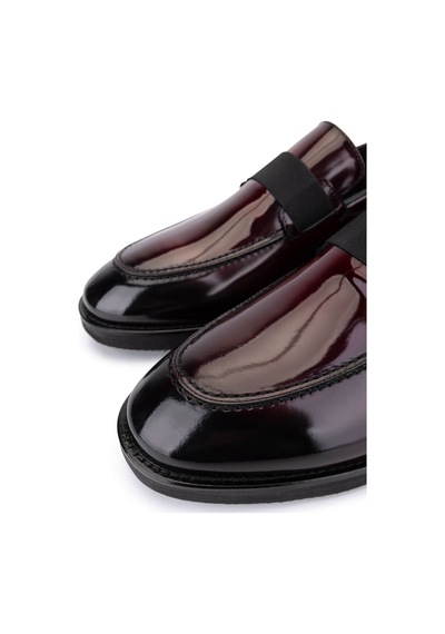 Tamer Tanca Erkek Hakiki Deri Bordo Casual Ayakkabı 987 402 Erk Ayk Sk25-26 Bordo Acma Bordo
