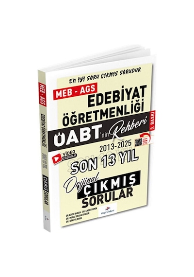 Dizgi Kitap 2026 Meb Ags Öabt Edebiyat Öğretmenliği Öabt Nin Rehberi Konularına Göre 13 Yıl Çıkmış Sorular