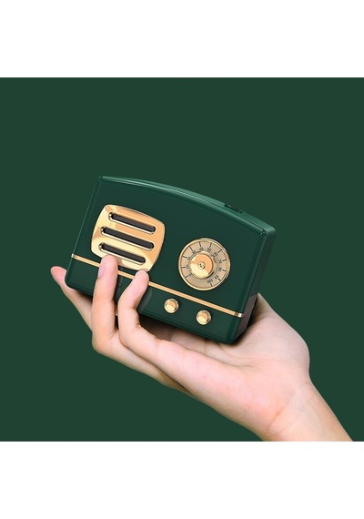 200ml Radyo Görünümlü Mini Hava Nemlendirici Buhar Makinesi Ve Aroma Difüzörü Retro Humidifier