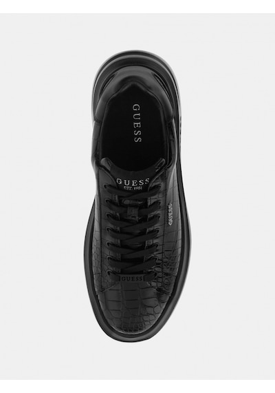 Guess Elba Erkek Siyah Sneaker Fmpelaele12-black Siyah
