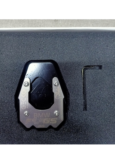 Bmw F700 Gs-f750 Gs-f800 Gs-f850 Gs Gecko Polymer Yan Sehpa Ayak Genişletme Alüminyum Siyah 00